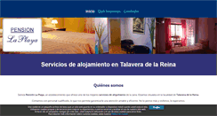Desktop Screenshot of pensionlaplaya.com